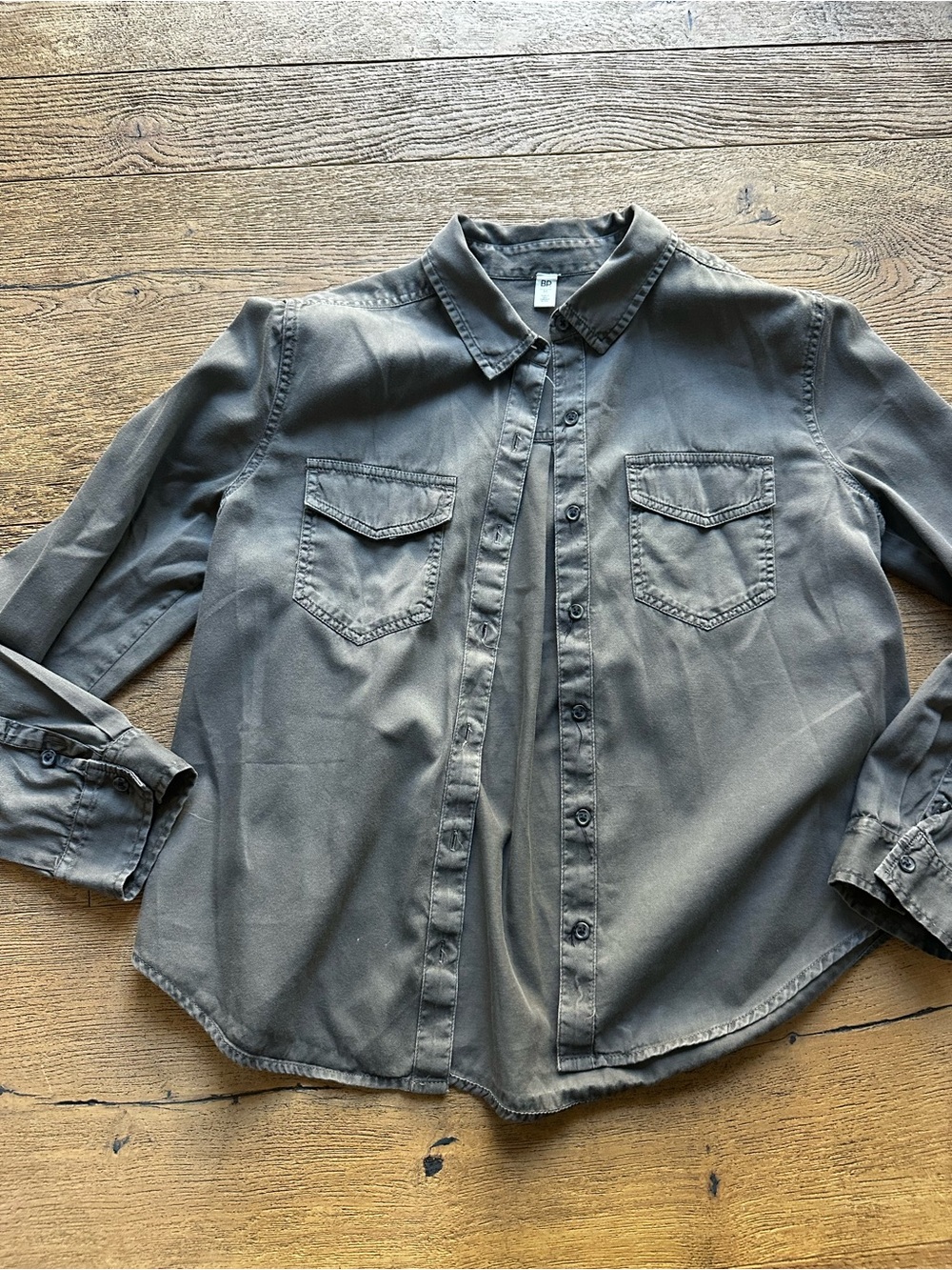 BP Dark Gray Button Down (M)